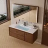 Évier européen salle De Bain armoire Led lavage miroir… – vue 2