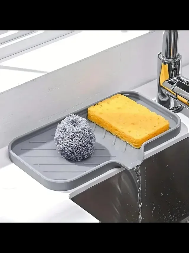 Plateau d'évier en Silicone avec vidange