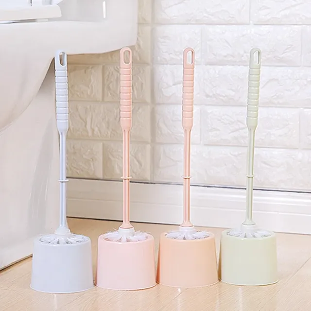 Brosse toilette poils épais doux manche long ergonomique…