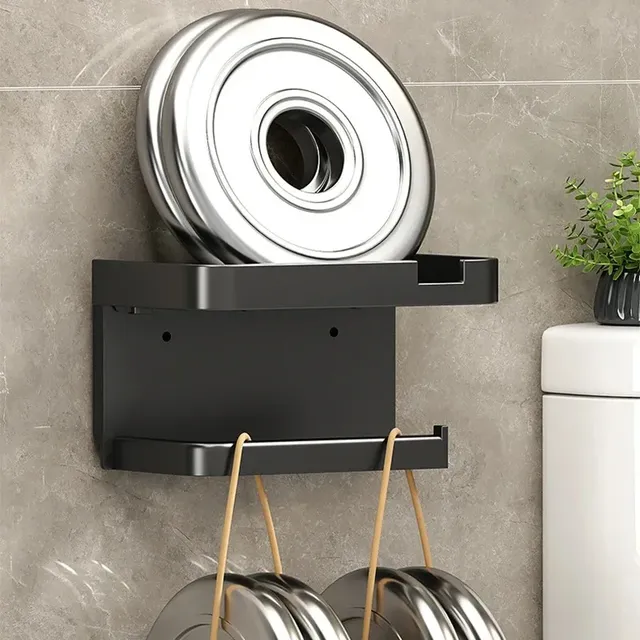 Porte papier hygiénique mural tablette rangement… – vue 3