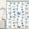 Rideau de douche étanche PEVA avec motif – vue 2
