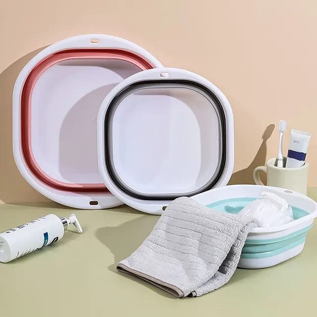 Bassine pliable portable empilable compacte silicone…