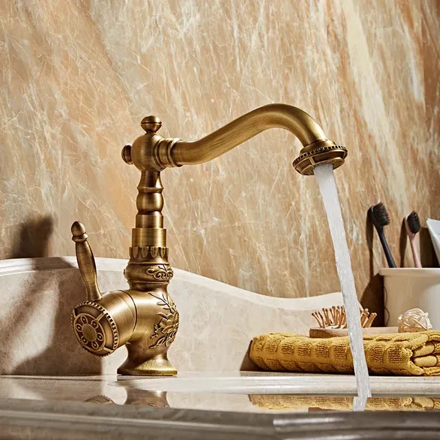 Robinet Antique salle de bains chaud et froid Style… – vue 2