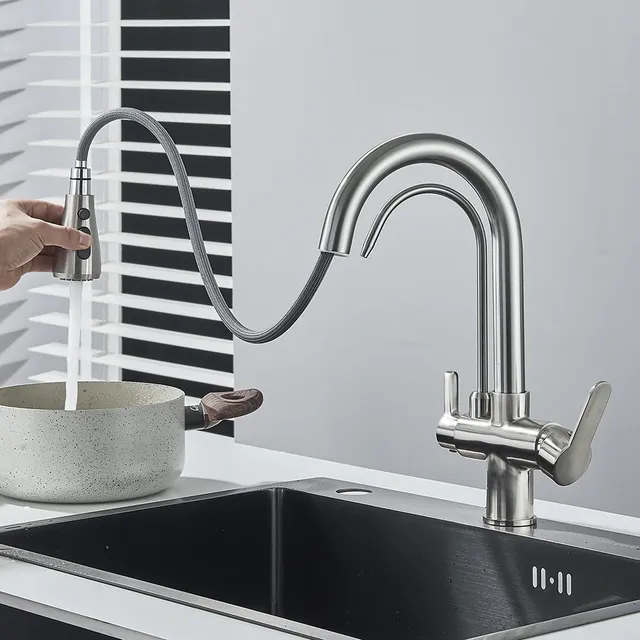 Senlesen robinet de cuisine doré pour eau purifiée – vue 5