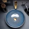 Vasque poser ronde lavabo bol céramique émaillée… – vue 4