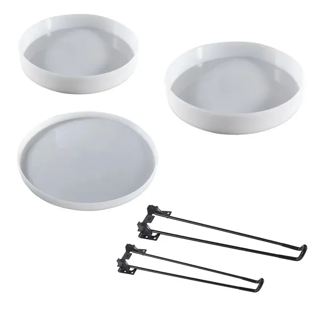Grand moule rond rectangulaire en résine océan de 60cm – vue 5