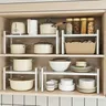 Étagère de rangement de cuisine sous l'évier