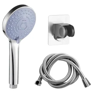Douche à main pressurisée pour salle de bain, accessoires d’emballage, buse de douche, grande sortie d&rsquo;eau, 5 modèles, Adaptation universelle, économie d&rsquo;eau