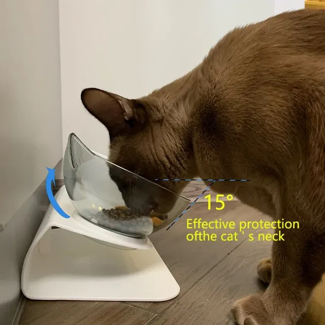 Bol Double antidérapant pour chat – vue 2