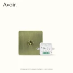 Avoir interrupteur intelligent wifi Bronze brossé interrupteurs à bascule tuya zigbee accessoire rétro levier interrupteur appliques murales pour la maison interrupteur sans fil interrupteur connecté wifi domotique mai