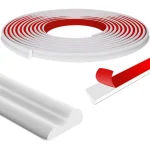 Décoration murale auto-adhésive, garniture de moulage TPE, cadre de fenêtre 3D, décoration de maison, panneau de Rail de chaise Flexible, miroir de moulage, nouvelle collection