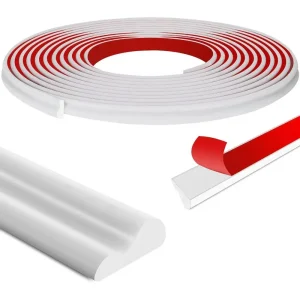 Décoration murale auto-adhésive, garniture de moulage TPE, cadre de fenêtre 3D, décoration de maison, panneau de Rail de chaise Flexible, miroir de moulage, nouvelle collection