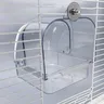 Baignoire oiseaux suspendue plastique transparent rigide… – vue 2