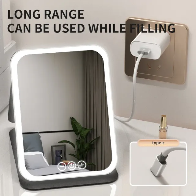 Miroir de maquillage à intensité variable LED – vue 4