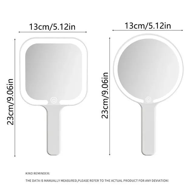 Lumière de remplissage LED miroir de maquillage à main 3… – vue 6