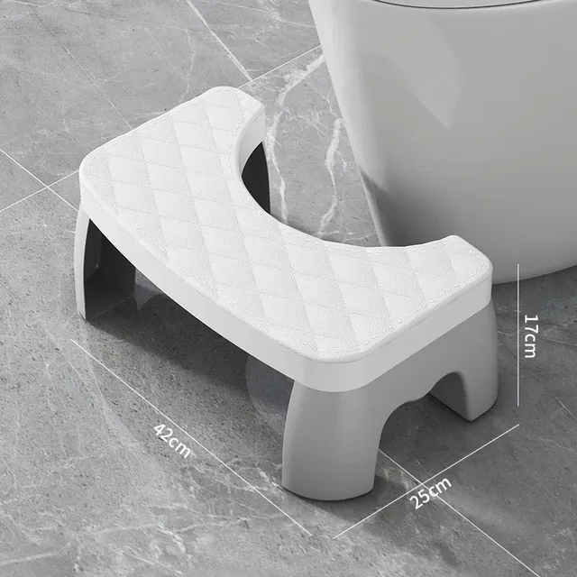 Marchepied WC ergonomique plastique rigide blanc plateau… – vue 4