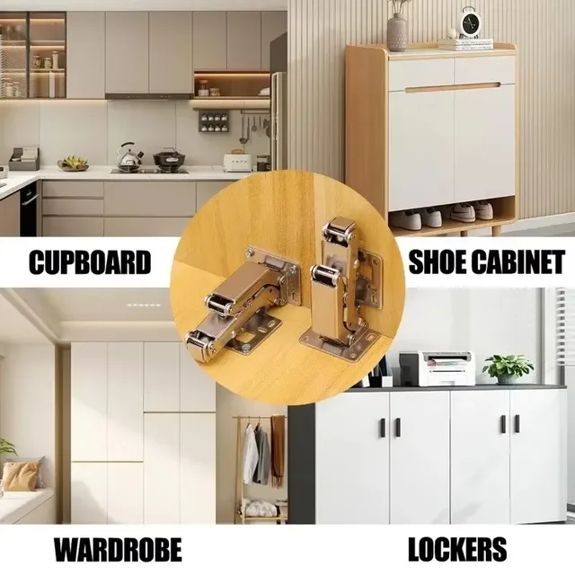 Charnières d'armoire en acier réglables – vue 4