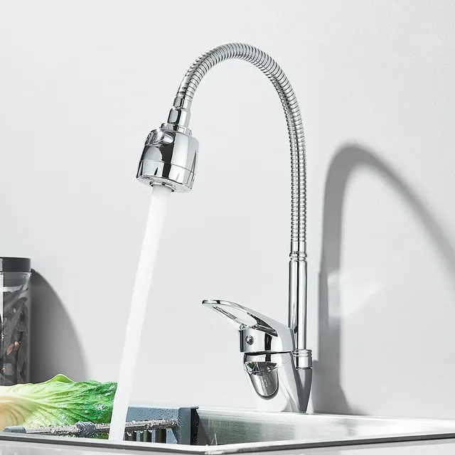 Évier de cuisine à col flexible en acier inoxydable – vue 3