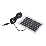 Panneau solaire Portable 6V 1.2W, Interface DC, alimentation de batterie solaire, système d&rsquo;éclairage, générateur de panneaux solaires pour appareil électroménager