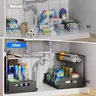 Sous l'évier 2 niveaux armoire coulissante panier… – vue 3