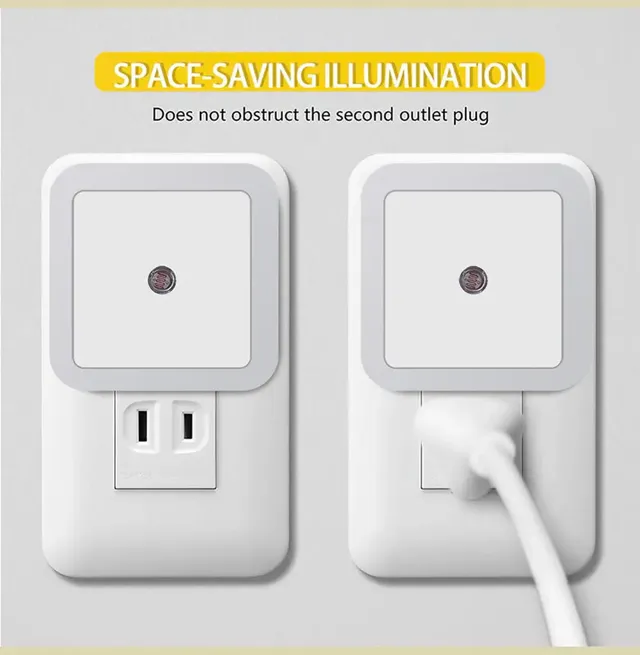 Capteur de mouvement intelligent LED veilleuse lampe ue… – vue 5