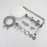 Ensemble douche encastré mural acierinoxydable finition… – vue 6