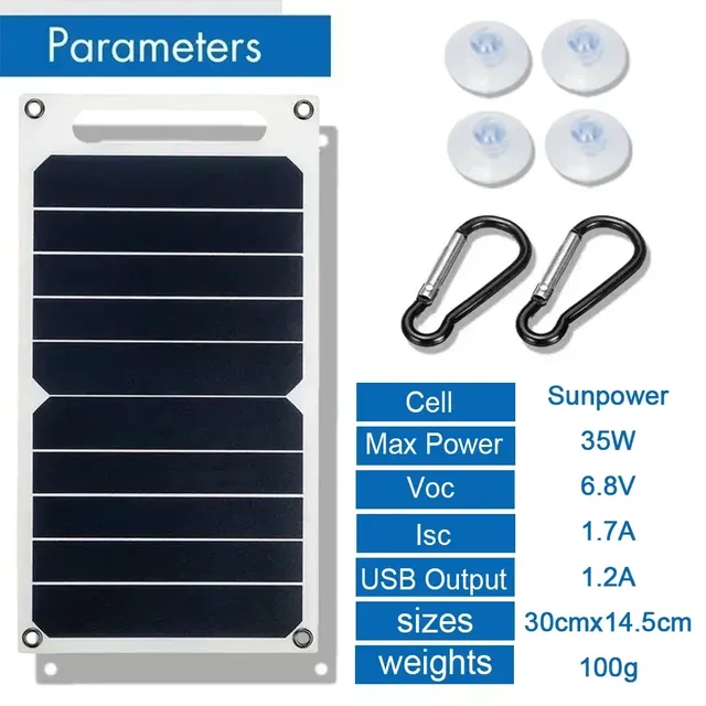 Panneau solaire Portable Sunpower 35W – vue 6