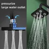 Pommeau douche carré pressurisé compact six buses jets… – vue 3