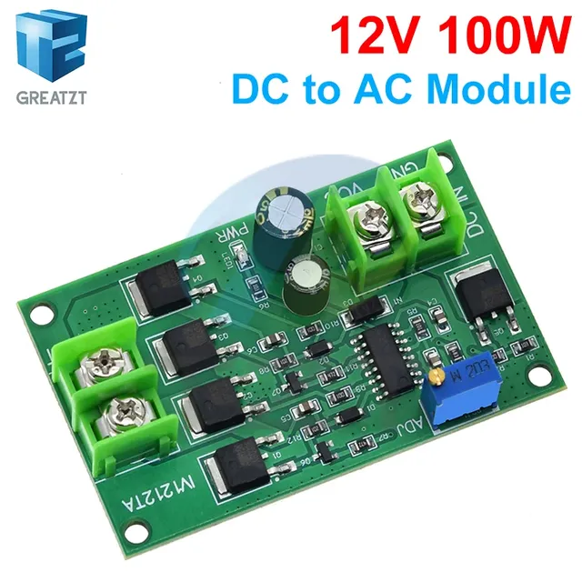 Transformateur d'onduleur de puissance 100W DC-AC DC 12V… – vue 3