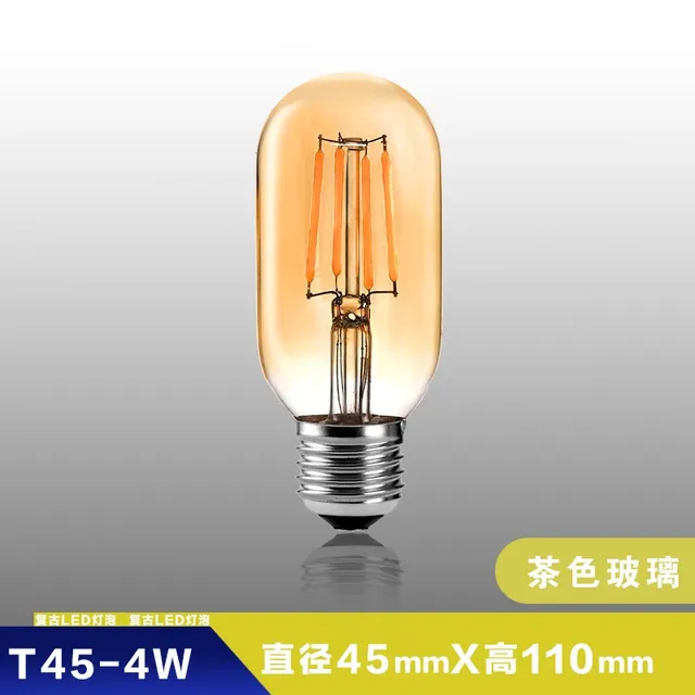 Ampoule LED Edison C35 G45 A60 ST64 T45 G80 G95 G125 4W… – vue 2