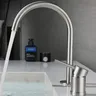 Robinet de lavabo de salle de bains en acier inoxydable – vue 3