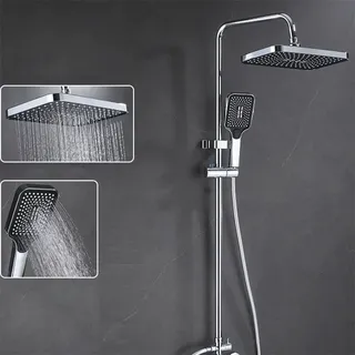 Pommeau de douche de pluie à grand panneau de 12 pouces/douche à main