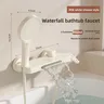 Robinet de baignoire cascade de salle de bains blanc… – vue 3