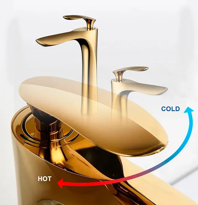 Golden HOBasin-Robinet d'évier en acier inoxydable 304 à… – vue 7
