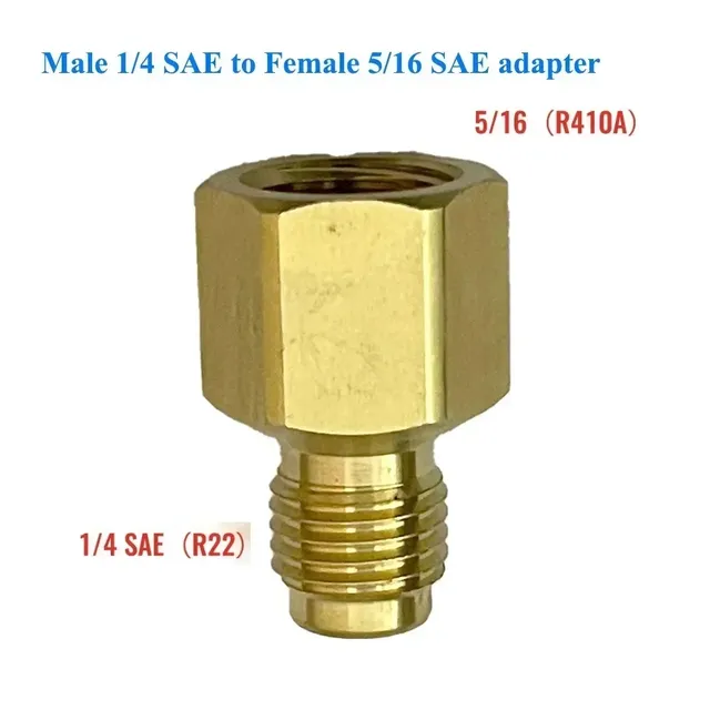 Adaptateur R410a 1/4 SAE à 5/16 SAE 1/4-5/16 SAE – vue 5