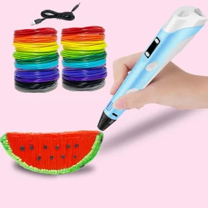 CamSolomon-Stylo d&rsquo;impression 3D pour enfants, peinture tridimensionnelle bricolage, jouets amusants avec écran LCD, filament PLA compatible, cadeau