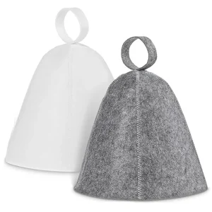 Chapeau de Sauna Anti-chaleur, bonnet de douche en feutre de laine épais, Turban pour cheveux, séchage rapide des serviettes, accessoires de salle de bains Chapeau de Sauna Anti-chaleur, bonnet de douche en feutre de laine épais, Turban pour cheveux, séchage rapide des serviettes, accessoires de salle de bains