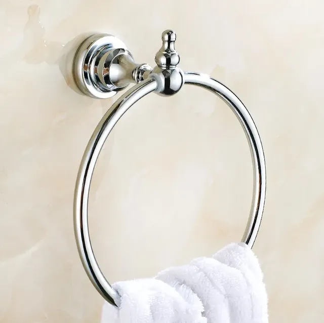 Ensemble d'accessoires de salle de bains en laiton chromé – vue 5