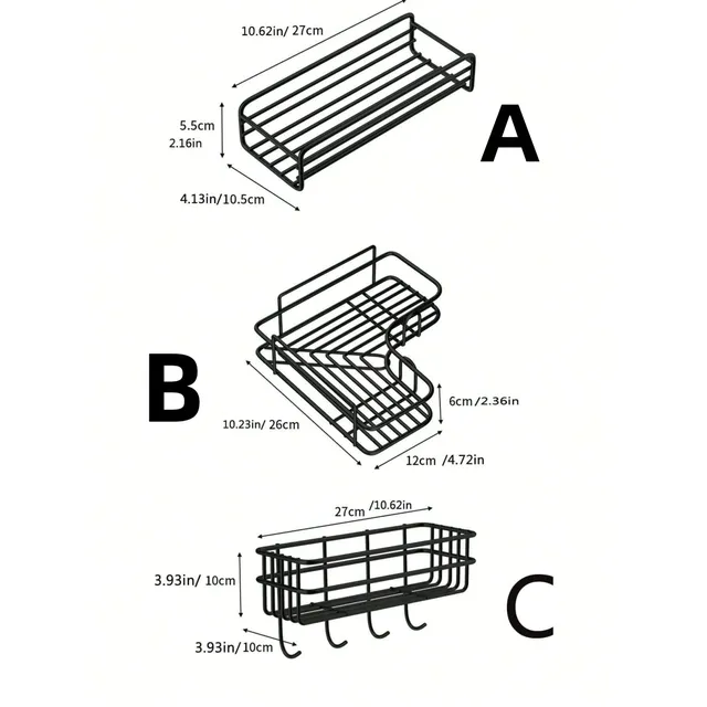 Étagère de salle de bain – vue 6