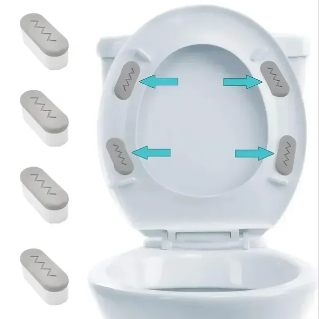 Pare-chocs de siège de toilette avec planche de bain – vue 2