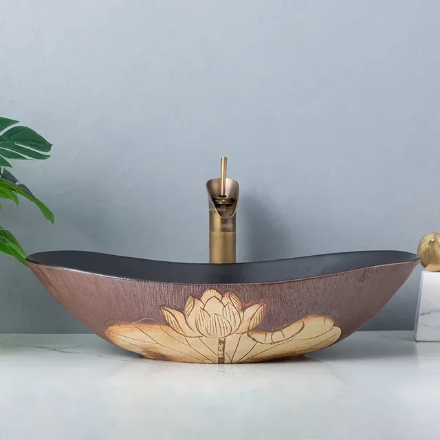 Lavabo en céramique salle de bains éviers cour évier… – vue 3