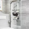 Autocollant mural adhésif PVC imperméable mat noir… – vue 3