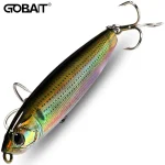 Leurre coulant à transfert par gravité, appât Élde type wobJeff, jerkbait, avec hameçon, idéal pour la pêche en mer, 24g, 10cm