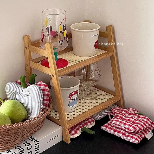 Étagère de rangement en bois pour cuisine – vue 4