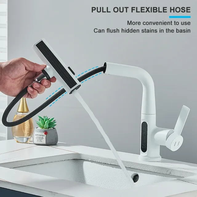 Robinet de lavabo à affichage numérique – vue 4