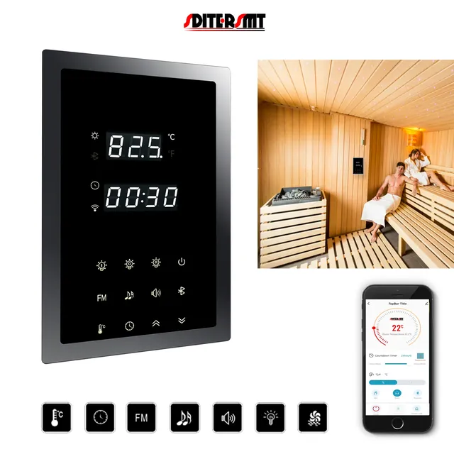 Thermostat sauna mural tactile connecté wifi intelligent… – vue 3