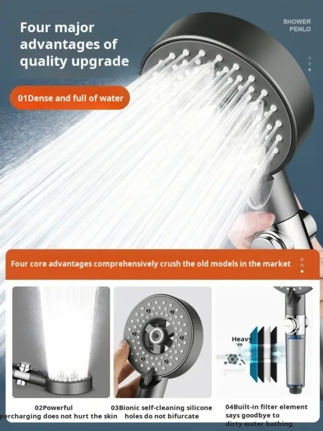 Pommeau douche pressurisé filtrant purificateur… – vue 2