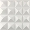 Panneau mural 3D blanc classique, brique en mousse imperméable, autocollant mural Non auto-adhésif en PVC, papier peint de fond moderne pour salon