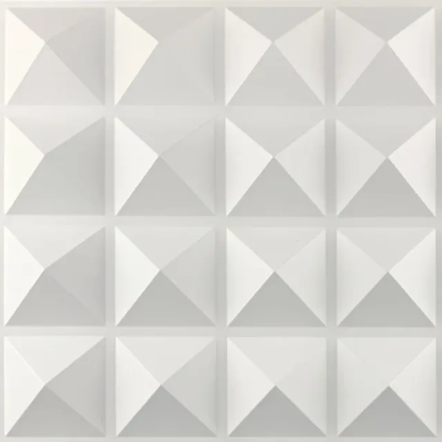 Panneau mural 3D blanc classique