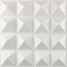 Panneau mural 3D blanc classique – vue 1